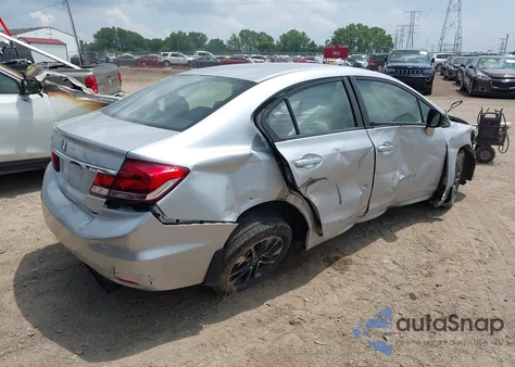 2013 Honda Civic Ex-L из США, поврежденный, VIN 2HGFB2F92DH555556